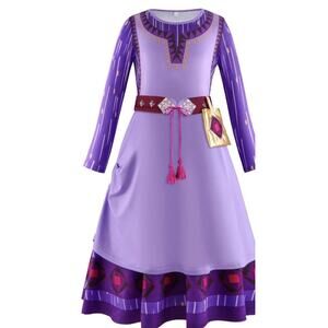 Wish Asha Costume Size 6 120 With Accessories Brand New